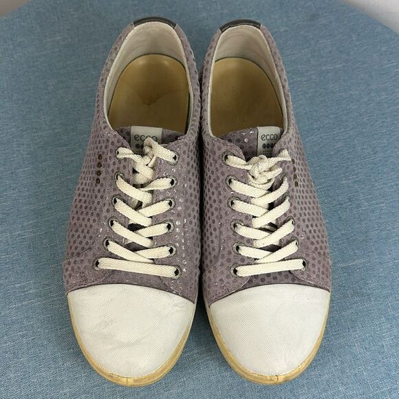 ECCO Tray Hybrid Hydromax Water Resistant Golf Shoe In Lavender 40 US 9 - Picture 2 of 9